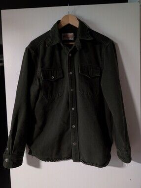 Freenote Cloth Scout Shirt Olive Heavy Weight